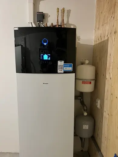 Warmtepompen, project, foto 1